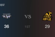 首节战罢，北京36-29领先广厦